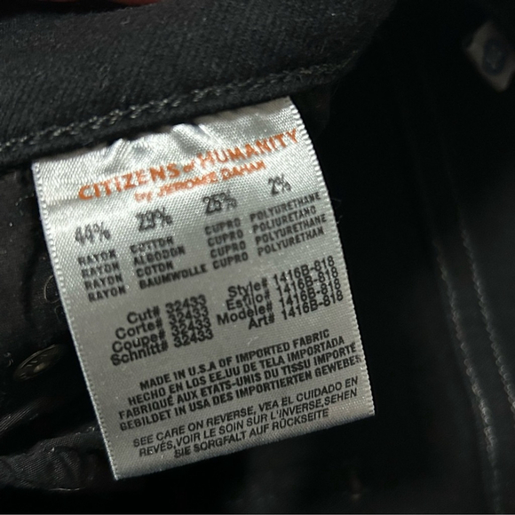 Citizens of Humanity Rocket High Rise Wax Coated Leatherette Skinny Jeans - Picture 14 of 14